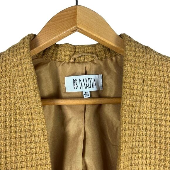 BB Dakota Textured Cropped Causal Blazer Medium - Picture 3 of 9